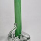 Vase soliflore en cristal, cristallerie de l'Ile de Ré, signé Steiner