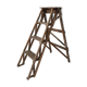 Wooden painter's stepladder