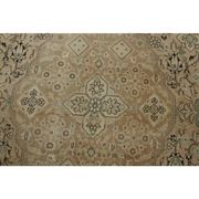 1970s Vintage Persian Handknotted Wool Orange Oversize Area Rug 286X380