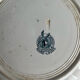 6 assiettes plates en terre de fer