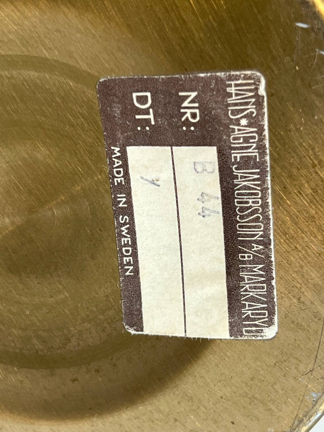 Pair of Scandinavian table lamps designed by Hans-Agne Jakobsson, 1960.