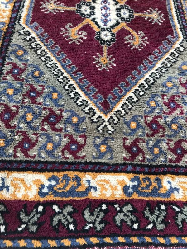 Tapis vintage tunisien fait main 98x154 cm