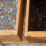 Art Deco buffet in raw and solid oak, 1935.