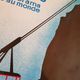 Poster Plaque Tole Painted Advertising "The Veyrier Cable Car of Lake D' Annecy"