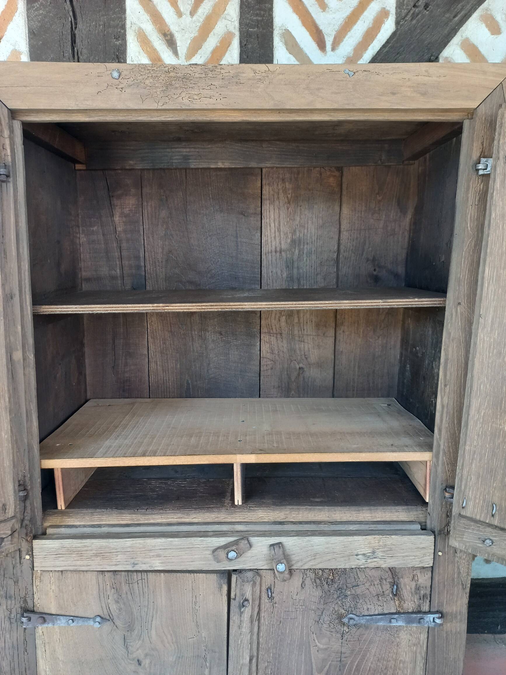 Old primitive wardrobe