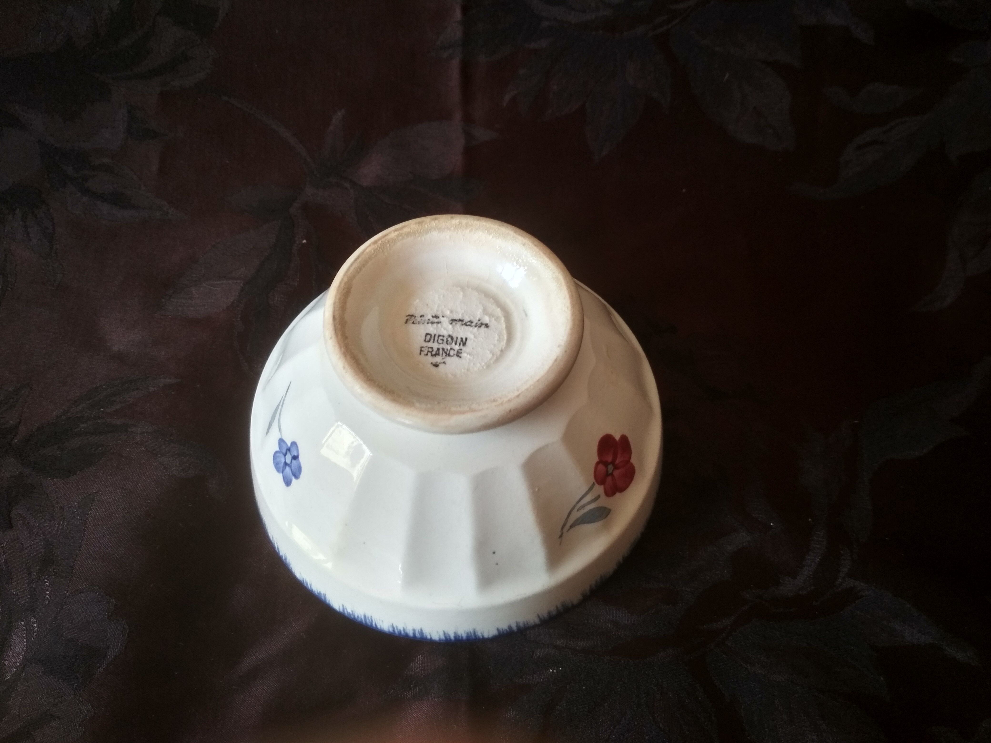 Old bowl, Digoin ceramic