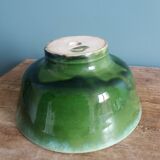 Planter, flower pot in glazed ceramic