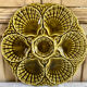 Lot 6 plates of oysters barbotine Sarreguemines