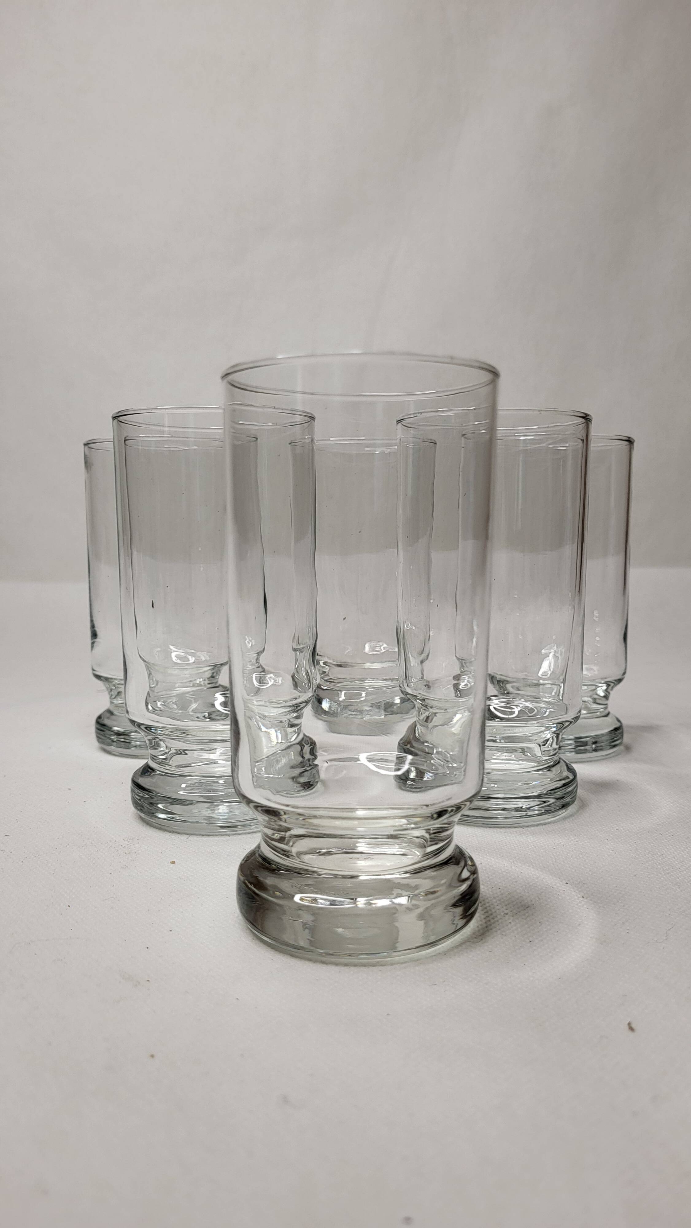 6 Water glasses from the 70s
