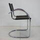 Mid-century Tubular Chrome Armchair,1970's.