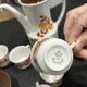 Service à café ou thé en porcelaine Seltmann Weiden K W.Germany Bavaria - années 70 Vintage