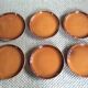 Series of 6 dessert plates