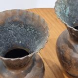 Pair of copper vases