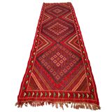 Vintage moroccan Kilim Runner , 295 x 86 cm