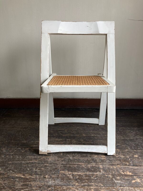 Chaise cannée 1970
