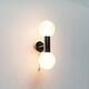 Vintage Space Age wall lamp by Motoko Ishii for Staff, 1970s.
