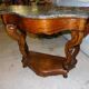 Console en acajou plateau marbre du XlXème siècle