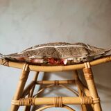 Asian-style rattan stool