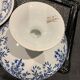Luneville plate and compote dish
