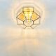 XL Mid-Century Glass Ceiling Light from Limburg, Germany, 1960s/1970s