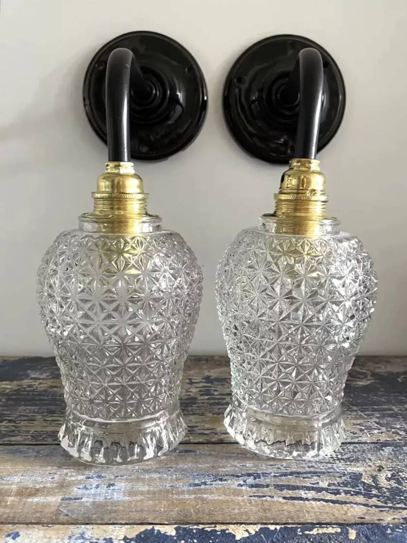 Pair of vintage wall lights