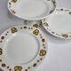 Set of three compotiers and presentation dishes "Boch Frères" (Made in Belgium)