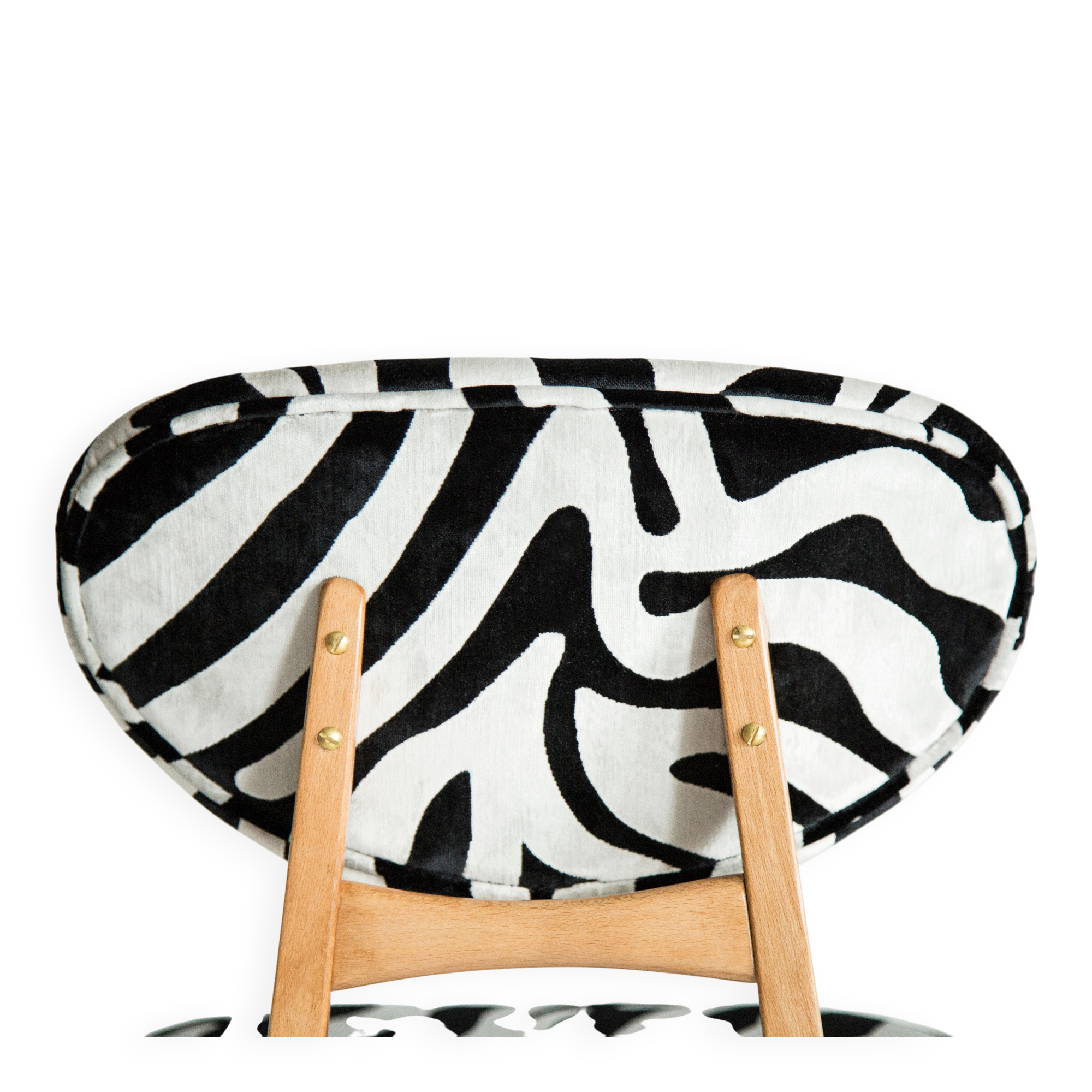 Chaise Zèbre Mid-Century Type 200/128 par J. Kedziorek