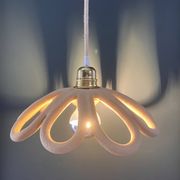 Ceramic flower suspension in stoneware - French craftsmanship