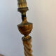 Bronze/brass and onyx lamp base