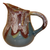 Fat Lava ceramic blue wine and water pitcher