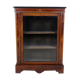 Vitrine marqueterie acajou glacé