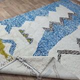 Handmade wool Berber rug 312x193 cm