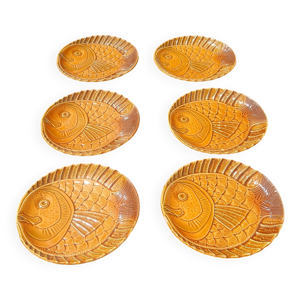 assiettes sarreguemines - poisson