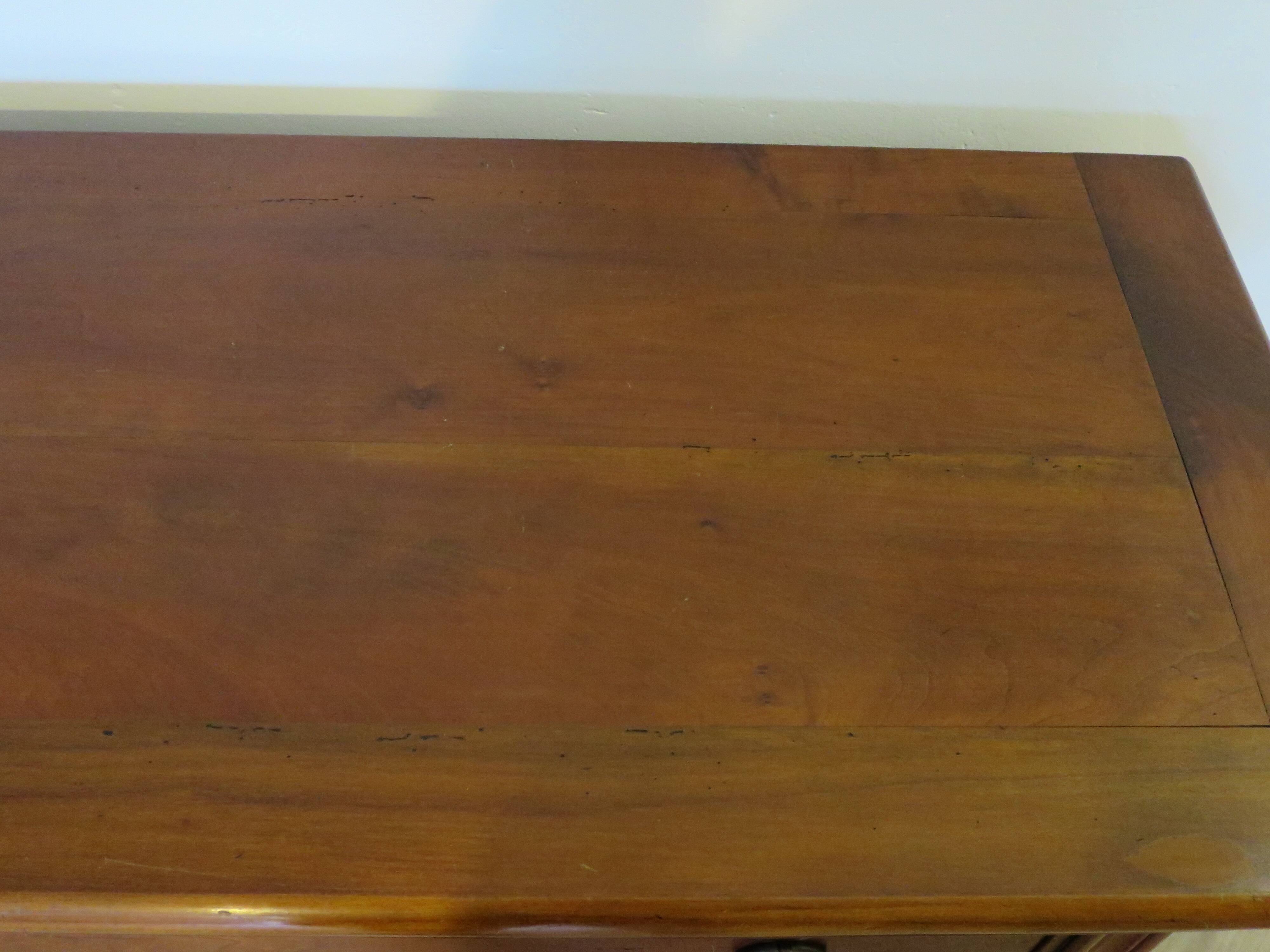 Fruit wood ogee chest of drawers - Louis Philippe style - 4 drawers - 1980s