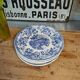 Set of underglaze plates England vintage