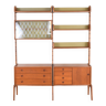 Ergo 2 Modules Teak Wall Unit by John Texmon & Einar Blindheim for Blindheim Mobelfabrikk, 1960s