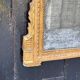 Grand Miroir Aux Colombes Enlacées, Louis XVI, Bois Doré Et Peint, XVIIIème