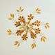 Large amber crystal floral chandelier – Maison Baguès style