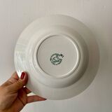 Set of 6 mismatched vintage soup plates