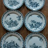 The 6 sarreguemines plates