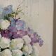 Snowballs and lilacs, oil on canvas signed Paumier