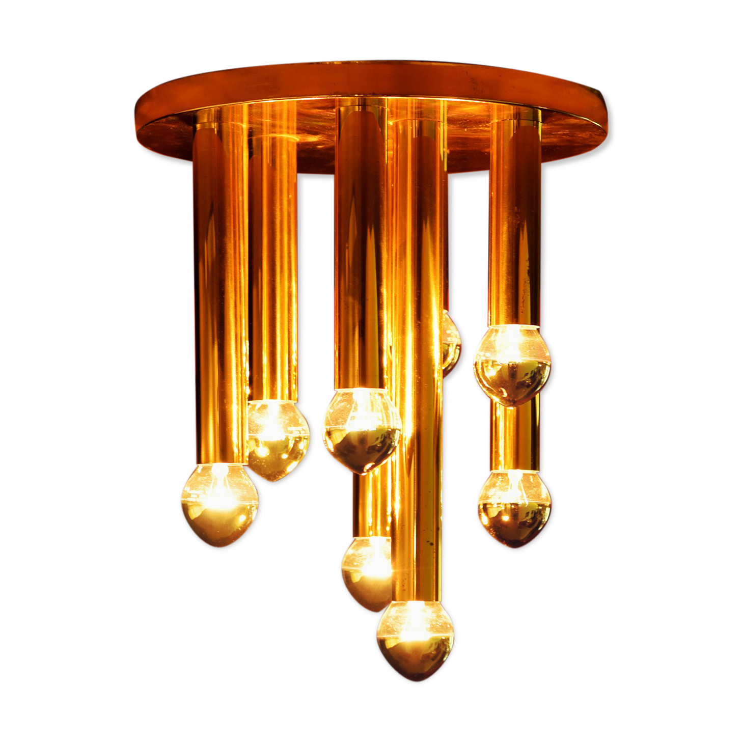 Brass plated Sciolari ceiling/wall lamp