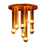 Brass plated Sciolari ceiling/wall lamp