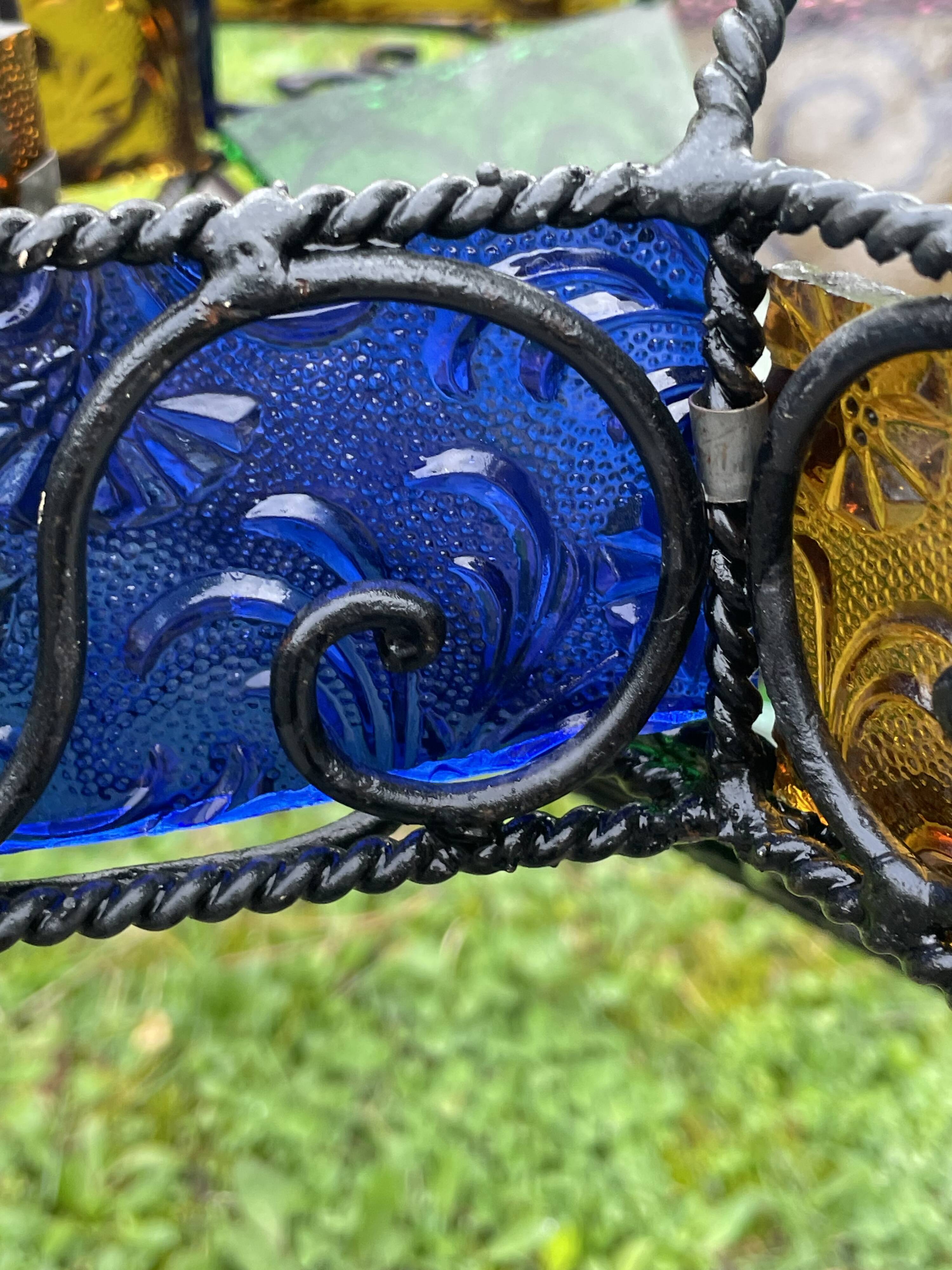 Oriental star chandelier from the 70s