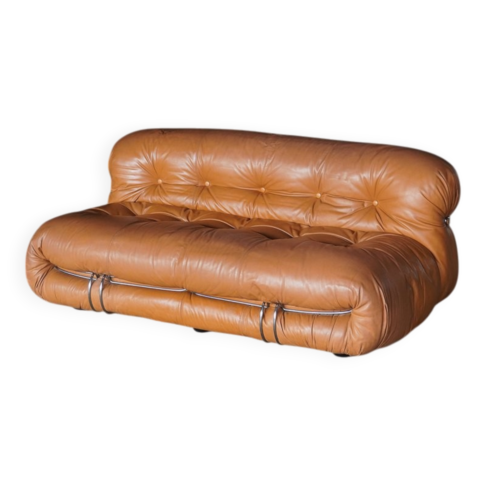 Soriana 2-Seater Sofa by Afra and Tobia Scarpa for Cassina, Italy, 1970s