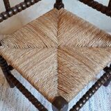 Paillé corner chair