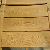 Trybo series pine dining chairs (4) by Edvin Helseth for Stange Bruk, Norway 1960s