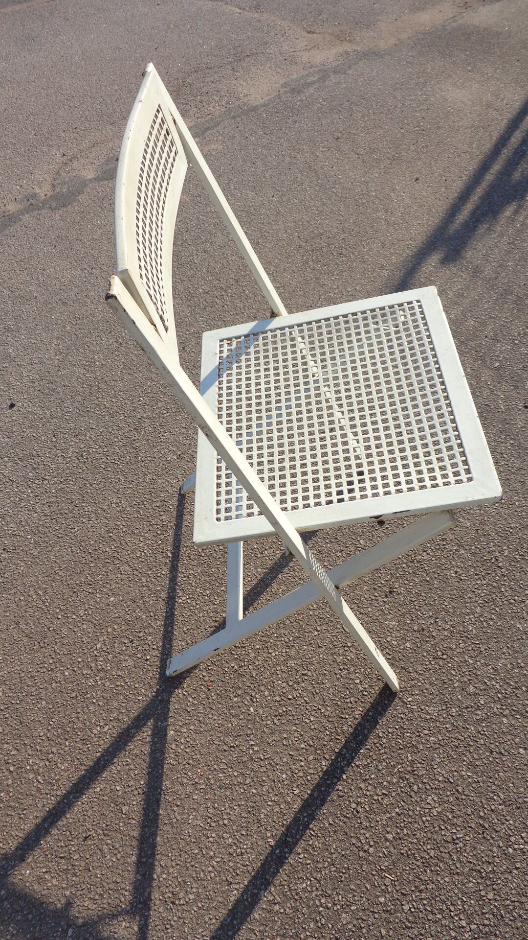 Vintage metal folding chair