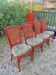 Lot de 4 chaises bambou