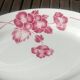 Deux grands plats de service en demi-porcelaine Saint Amand modèle edmont